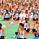 pm modi in international yoga day function in lucknow