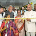 president inaugrating kidney transplant unit at vallore